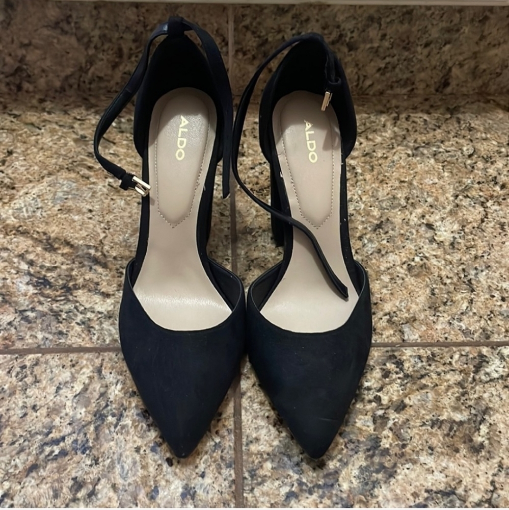 Black Aldo Heels